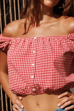 Crop top À l'ombre des oliviers