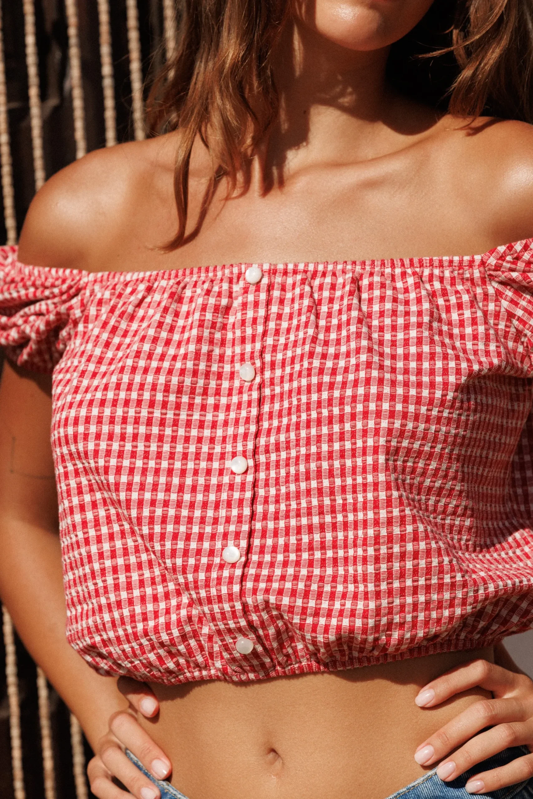 Crop top À l'ombre des oliviers