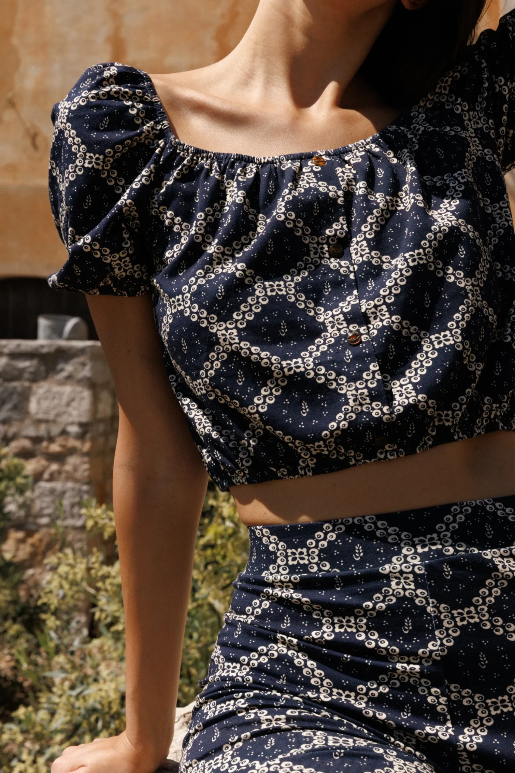 Crop top Dîner d'été