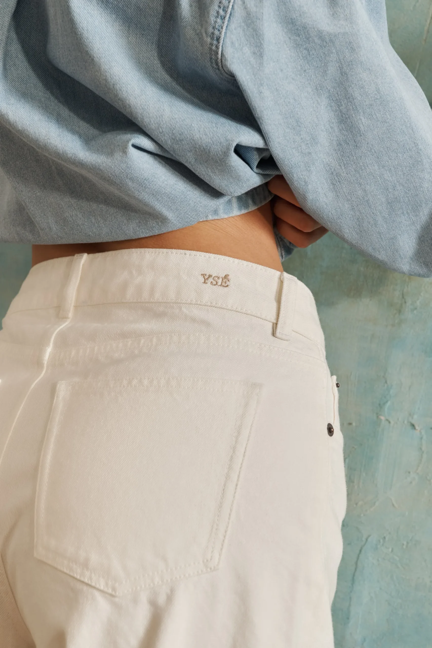 Jean loose À travers les saisons écru