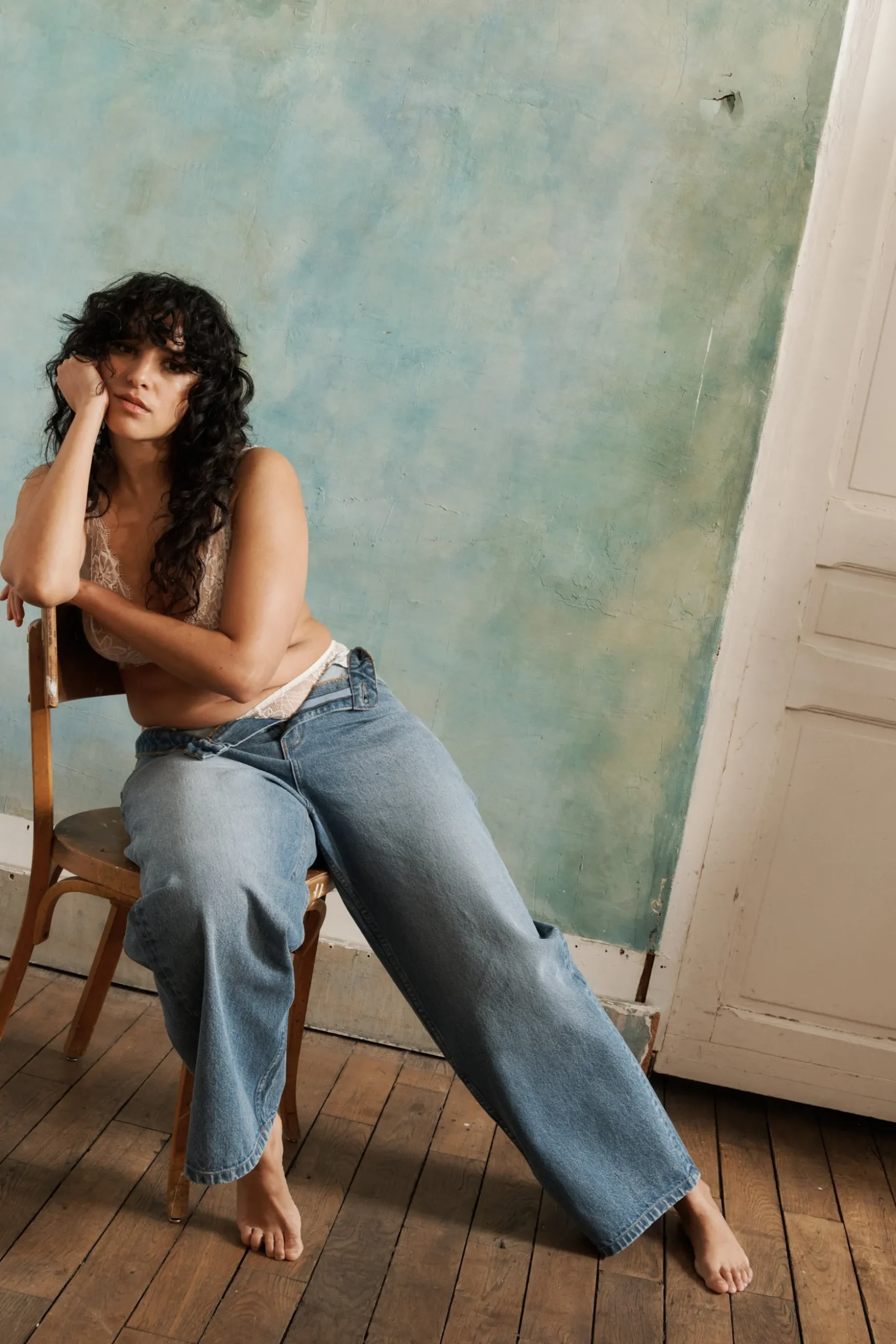 Jean loose À travers les saisons bleach