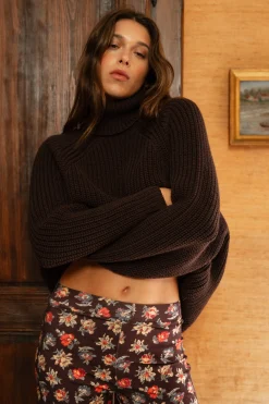 Pull col roulé L'été s'en est allé