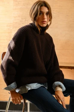 Pull col roulé L'été s'en est allé