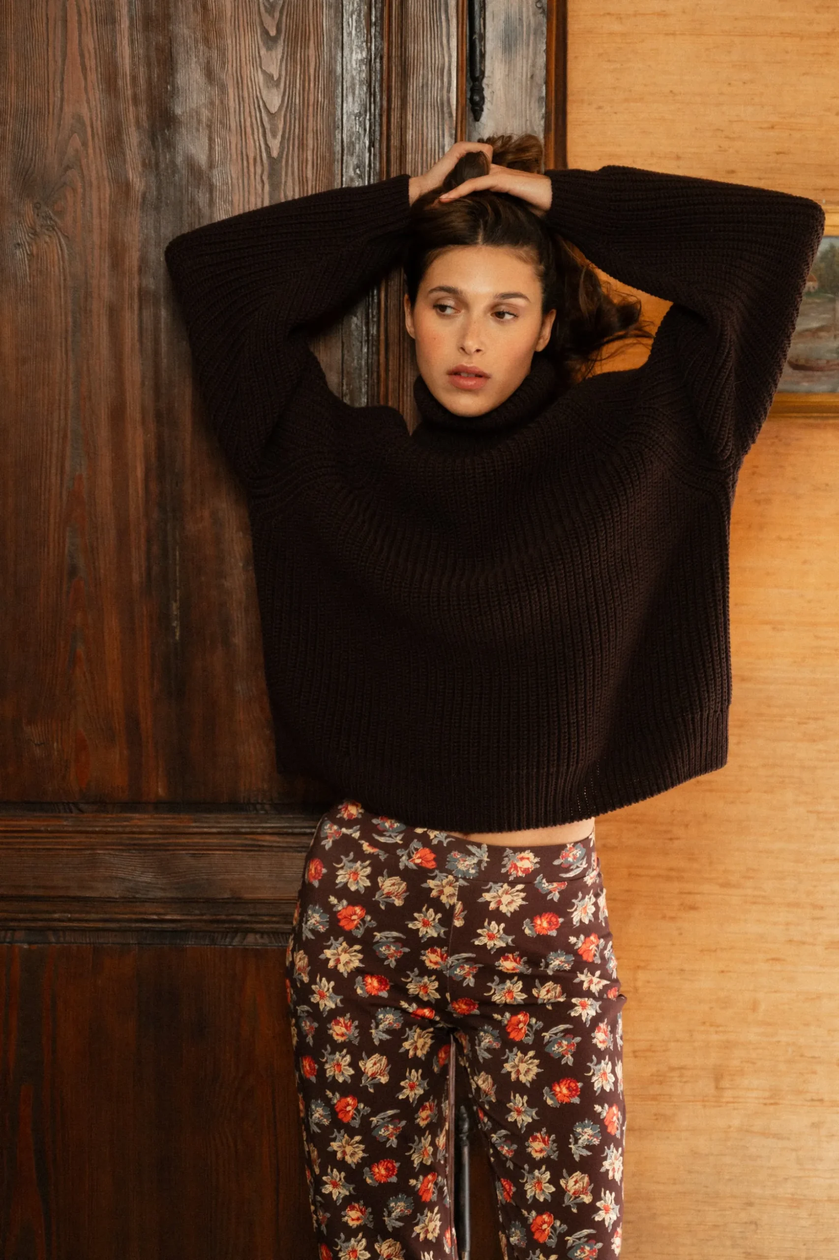 Pull col roulé L'été s'en est allé