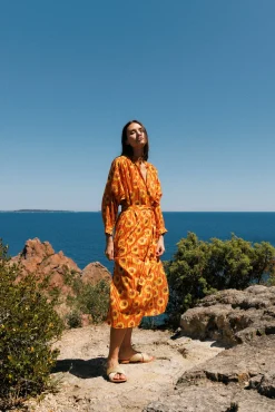 Robe longue Fleur du soleil