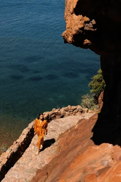 Robe longue Fleur du soleil