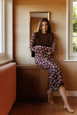 Robe longue Les joyeux bavardages