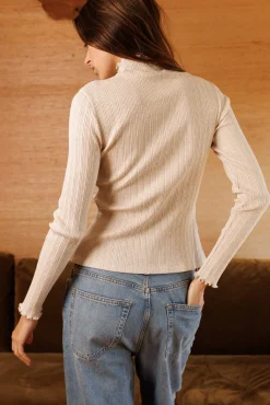 Top col montant Canopée dorée