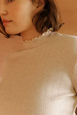 Top col montant Canopée dorée