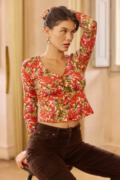 T-shirt manches longues Sur la corniche